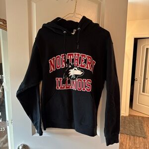 Jerzees Black Northern Illinois Hoodie